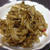 パスタ？きんぴら？ごぼうの和風ぺペロンチーノ