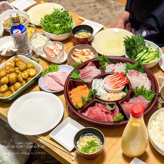 みんなで手巻きパーティー！