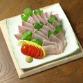 かんぱちの刺身　、　博多阪急コトコトステージで料理教室！
