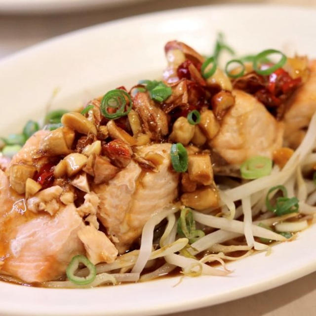 北海道産の生秋鮭で作る『レンジで簡単！よだれ鮭』のレシピ＊