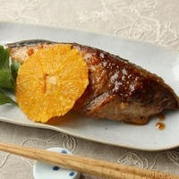 オレンジカルダモンブランデーで！ブリの照り焼き