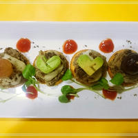 【スパイス大使♥オールスパイス：ミニバーグカナッペ】