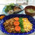おから入りそぼろ丼＊大根おろしアート付き