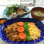 おから入りそぼろ丼＊大根おろしアート付き