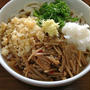 今朝の 麺は「なめたけおろしぶっかけうどん」