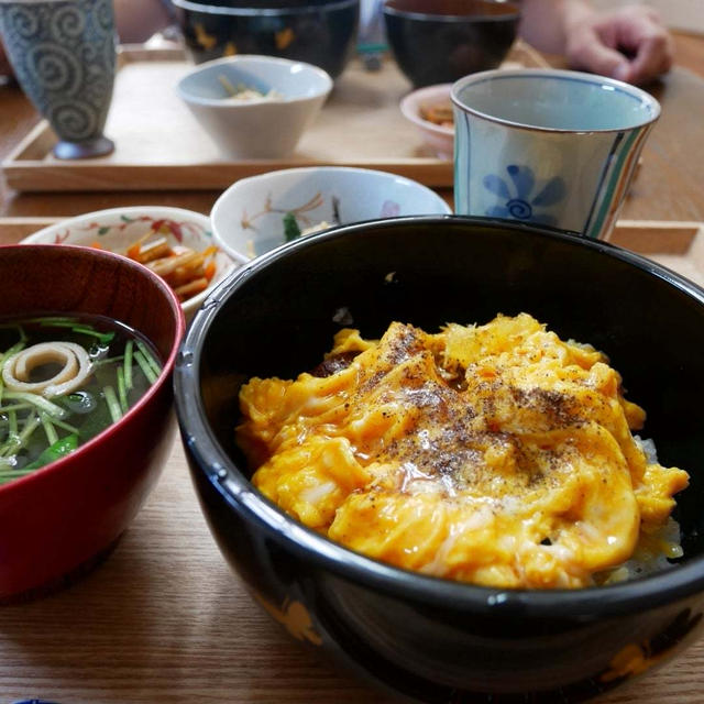 半熟たまごの鰻玉丼#本日のおうちごはん