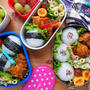 遠足ごっこの唐揚げ弁当♩とおにぎり弁当の詰めるコツ