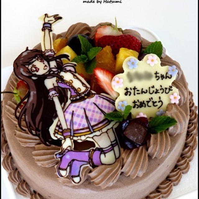 アイカツ！紫吹蘭ちゃんケーキ