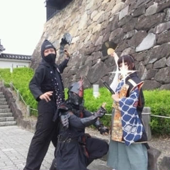 2012.10.7 くれは忍者デビュー＠清洲城ふるさと祭