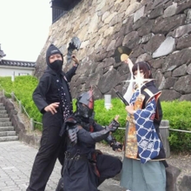 2012.10.7 くれは忍者デビュー＠清洲城ふるさと祭