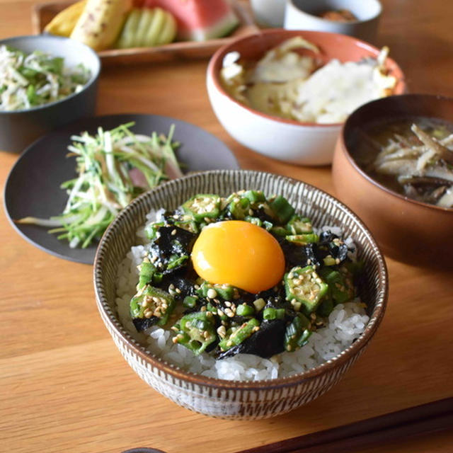 練習前のごはん。