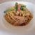 224.さやいんげんとベーコンの海苔豆乳パスタ