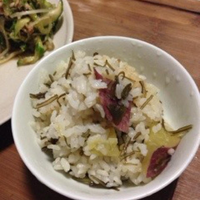 乾燥刻み昆布とサツマイモの炊き込みご飯 By うえじゅんさん レシピブログ 料理ブログのレシピ満載