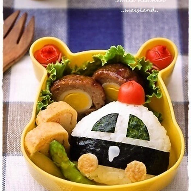 【パトカーおにぎりのお弁当】＆クック×ヤフー
