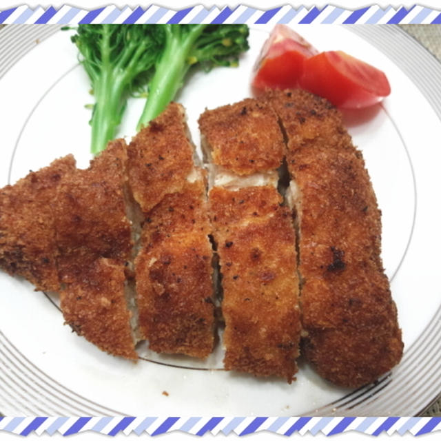 鶏むね肉で、ヘルシーチキンカツ