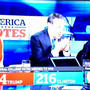 アメリカ大統領選挙Liveで見ています。