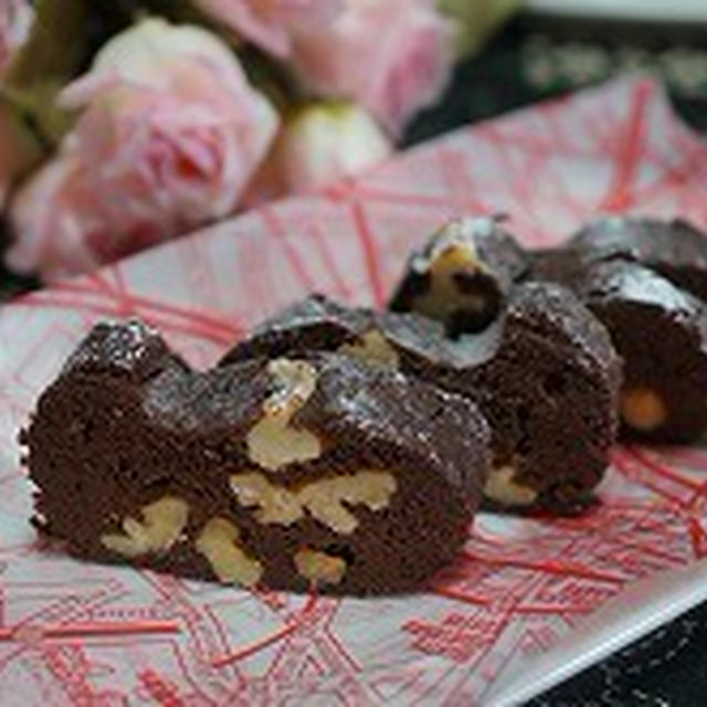 ナッツ入りチョコ菓子が包み蒸しシートで By ひだまりさん レシピブログ 料理ブログのレシピ満載