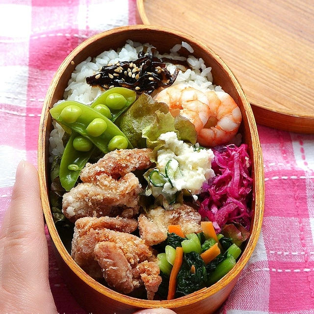 朝昼カフェ☆からあげ弁当とモーニング･地福寺の藤の花