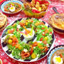 ☆クリスマスの1品に リースサラダ☆