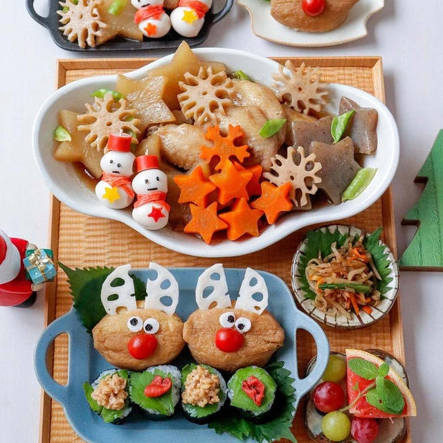 いつものおかずでクリスマスパーティー！和食でクリスマス