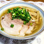 ＜チャーシューメン＞＜菜の花と小エビの炒め物＞