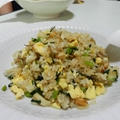 和風の炒飯、ジャコと小松菜のしょうが炒飯。