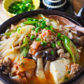 【お正月太りお腹リセット】豆腐たっぷり豚キムスープ鍋