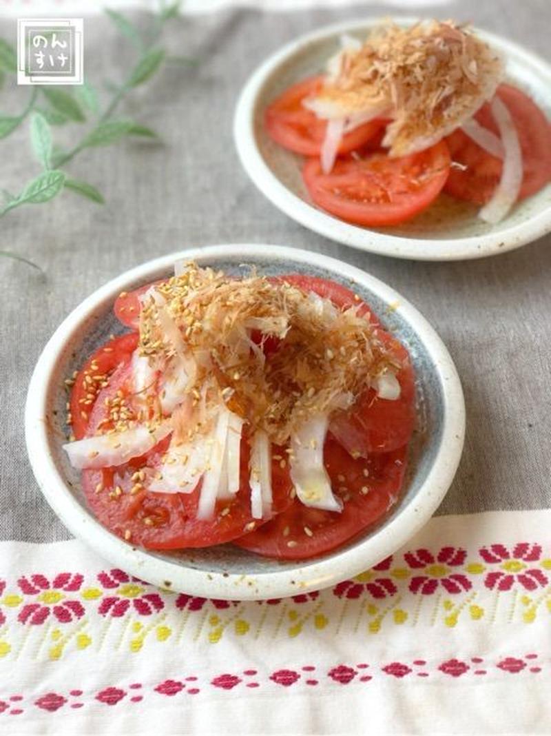 【レシピ】トマトと新玉ねぎのあっさり即席ナムル