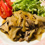 免疫力アップ↑↑↑エリンギたっぷり☆豚肉の生姜焼き。