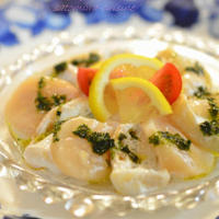 乾物イタリアン～✿お麩とホタテの磯マリネ✿