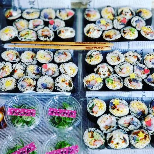 麺弁当☆そうめん巻きずし♪さて何匹いるでしょうか？＆長万部町、ラッキーピエロ、上ノ国町グルメ編♪