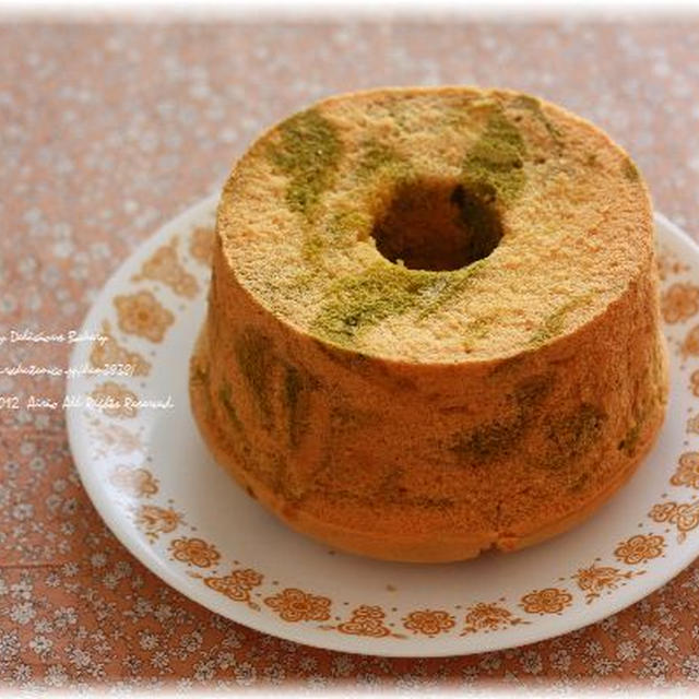 ふわふわ抹茶シフォン♪