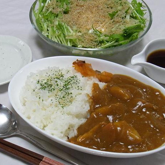 2011年7月23日（土）の晩ごはん。