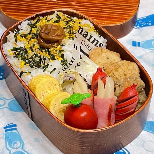 【お弁当】10月3日＊息子のリクエストで海苔塩唐揚げのお弁当♩♩♩