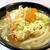 ちーちゃんのランチのうどん＆マスカットジュースの寒天ゼリー♪