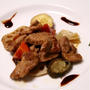 秋の旬レシピ「豚肉と彩り秋野菜のロースト バルサミコソース仕立て」