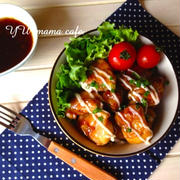 照り焼きチキンマヨ♡ お弁当おかず。〜朝のチビくん☆パイナポー〜