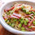 ありあわせでパスタ（枝豆、玉ねぎ、シャウベーコロン）