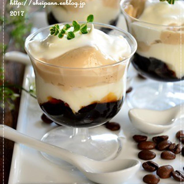 ７月お菓子menu「コーヒーカモフラージュ」