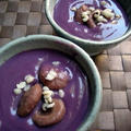 高きび団子入り紫芋のお汁粉