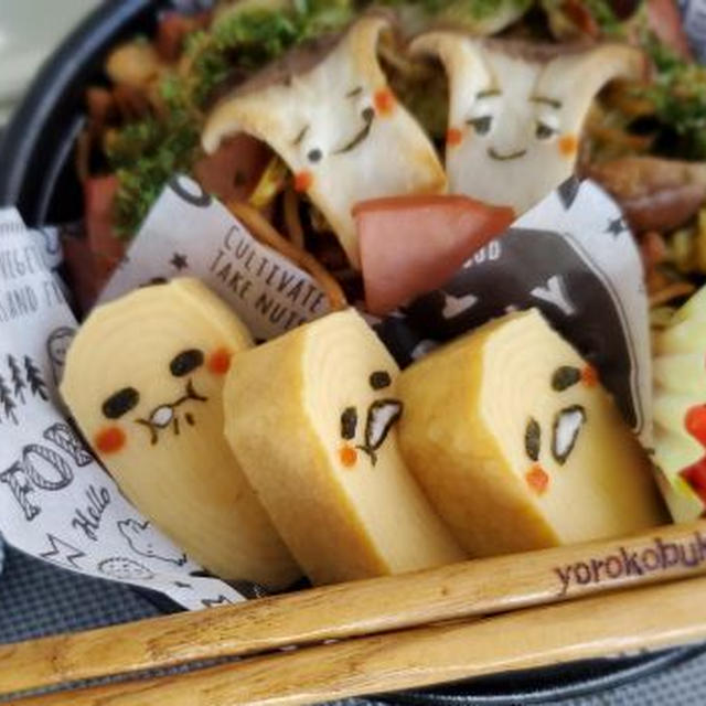 ぐでたま焼きそば弁当☆＆札幌グルメ～いいんですかぁ？（歓喜( *´艸｀)）