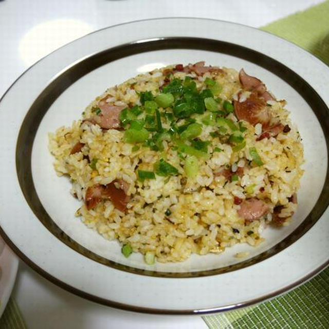彼が作った♡高菜チャーハン♪