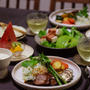 【献立】牛肉のデミとろ煮込みと、グリル野菜と、ピュアホワイトとパセリのバターピラフでワンプレートご飯。～暑くても不便がない夏～