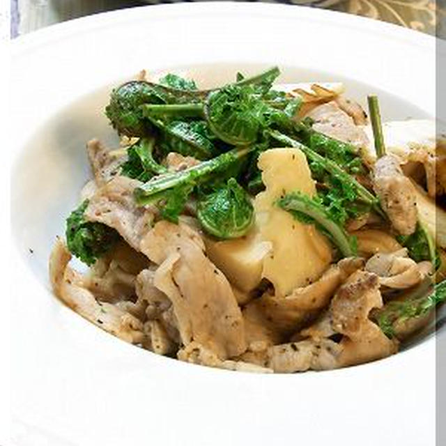 ◆筍で【伊太利塩】・・・パスタを入れても良かったね♪