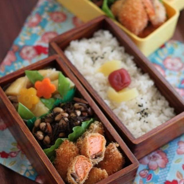 恒例 鮭弁 ✿ お子ちゃまｶﾚｰ♪