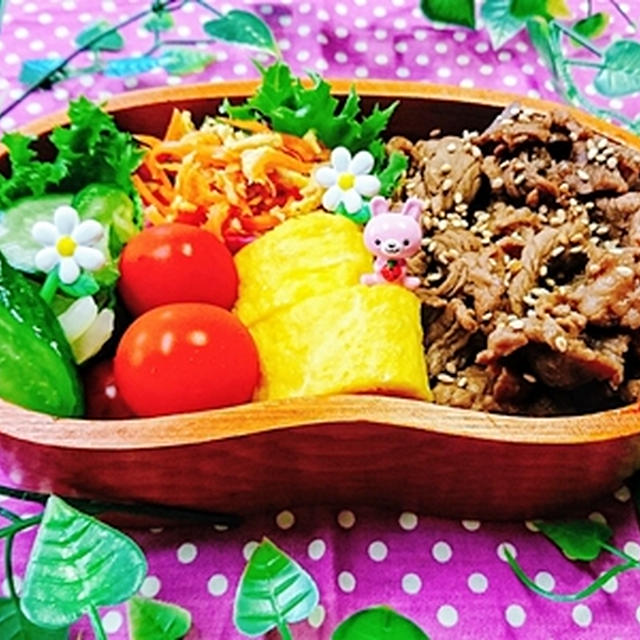 お休みしたので曜日の感覚が変＊7/10・火曜日のお弁当♪