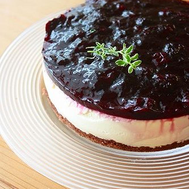 ブルーベリーレアチーズケーキ