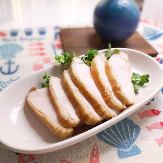 ガツンとにんにくの香りで！鶏むね肉の醤油焼き