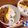 簡単朝ごはん！即席時短簡単♪ハヤシオムライスで「ハリネズミ丼」