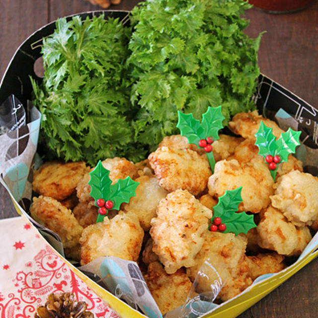 持ち寄りパーティーに クリスマスチキンナゲット By ぱおさん レシピブログ 料理ブログのレシピ満載